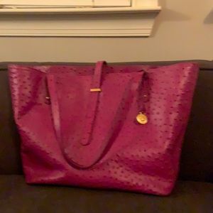 Brahmin Plum All Day Tote large